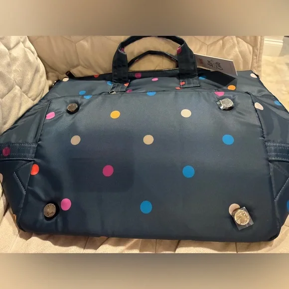 NWT Lug Dory XL in Multi dots Navy - Picture 8 of 10